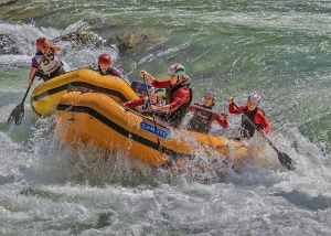 Rafting Zweikampf